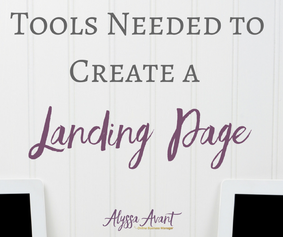 Tools Needed to Create a Landing Page