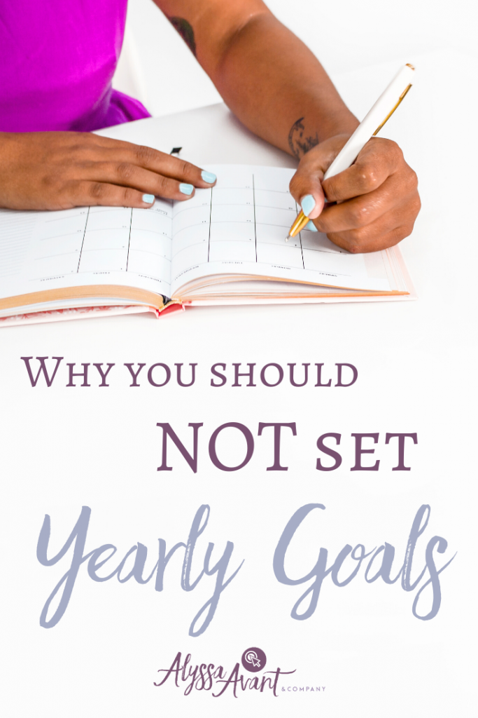 Why You Should Not Set Yearly goals