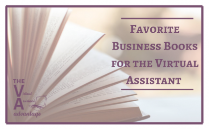 Favorite Business Books for the Virtual Assistant