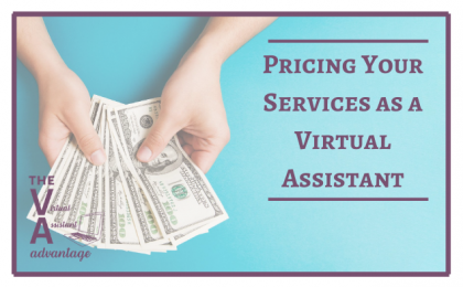 Pricing Your Services as a Virtual Assistant