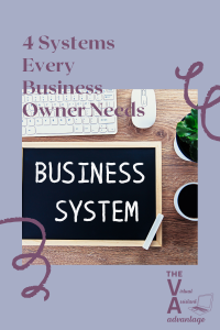4 Systems Every Business Owner Needs