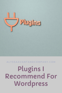 Plugins I Recommend For WordPress