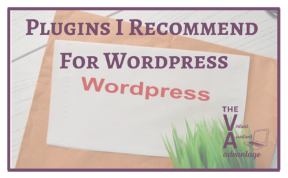 Plugins I Recommend For Wordpress