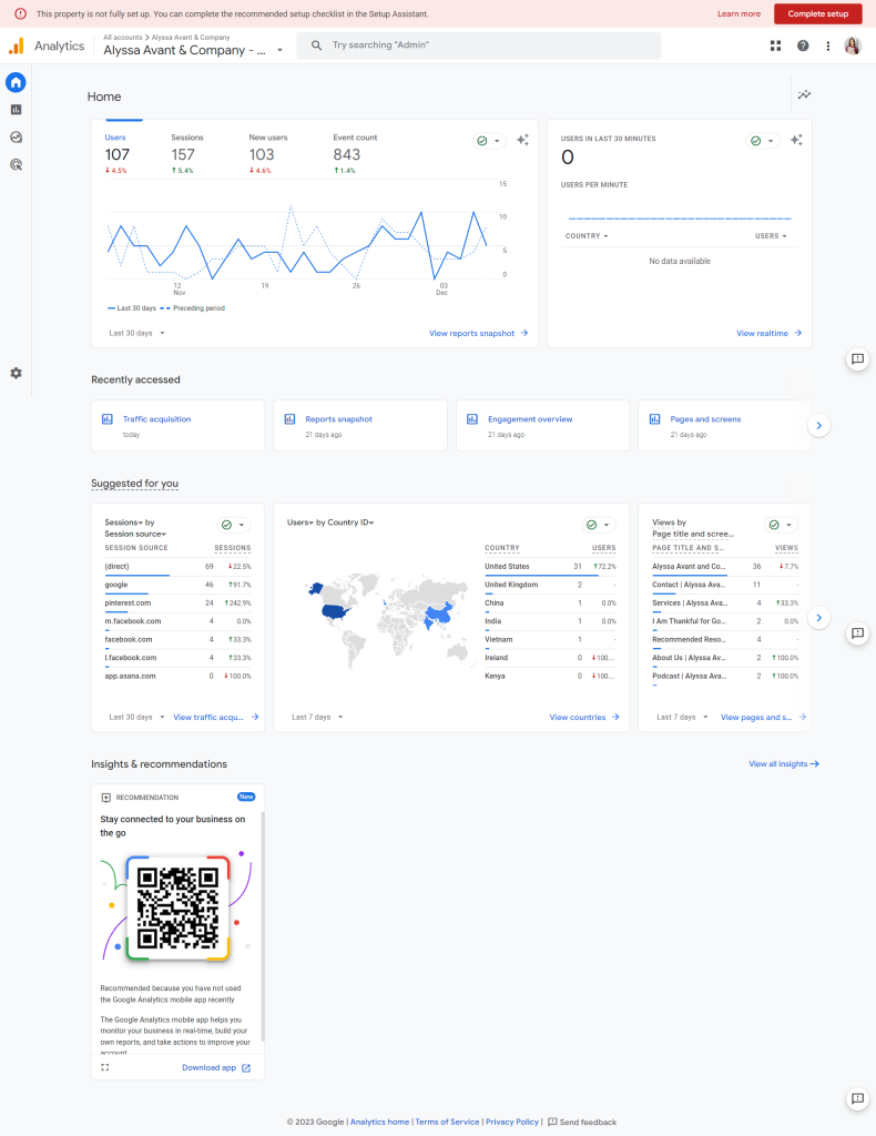 Google Analytics