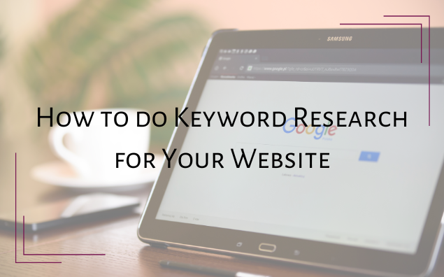 How to do Basic Keyword Research for Your Website