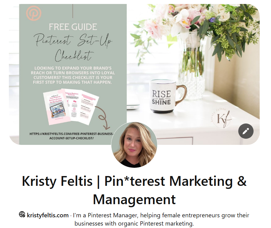 Update your Pinterest Profile