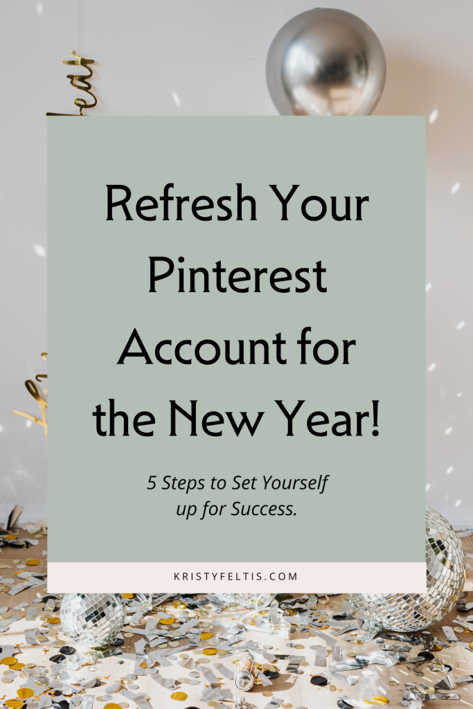 refresh your pinterest account