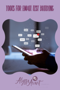 Tools for Email List Building