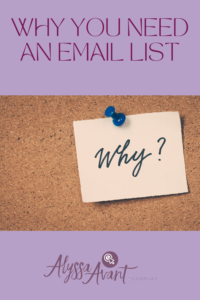 why you need an email list