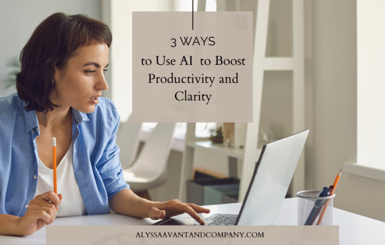 Ways to Use AI to Boost Productivity and Clarity