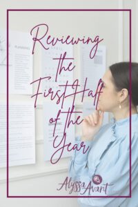 Reviewing the First Half of the Year